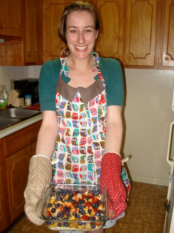 me with fruit cobbler