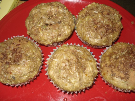 coconut zucchini muffins