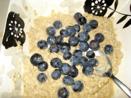 blueberry oatmeal