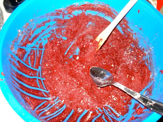 red velvet batter
