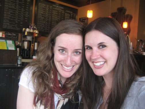 me and Erica at Simones