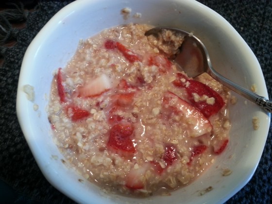 strawberry oatmeal