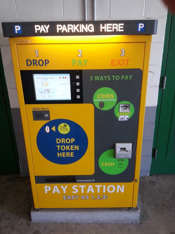 parking garage payment 