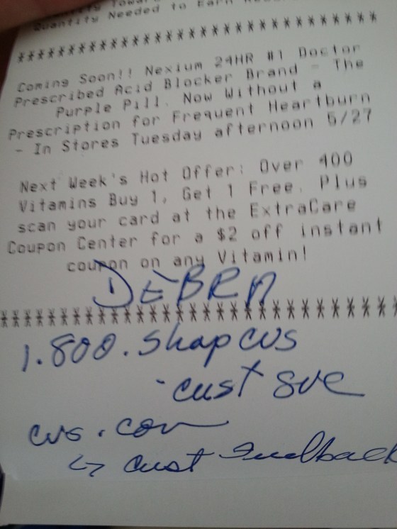 receipt cvs
