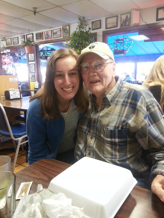 me and Gramps at Andrias