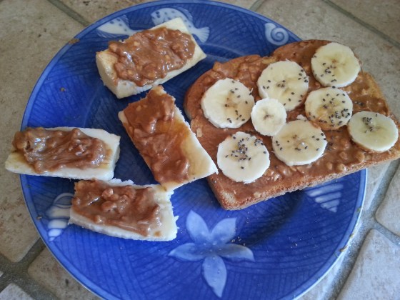 pb banana toast