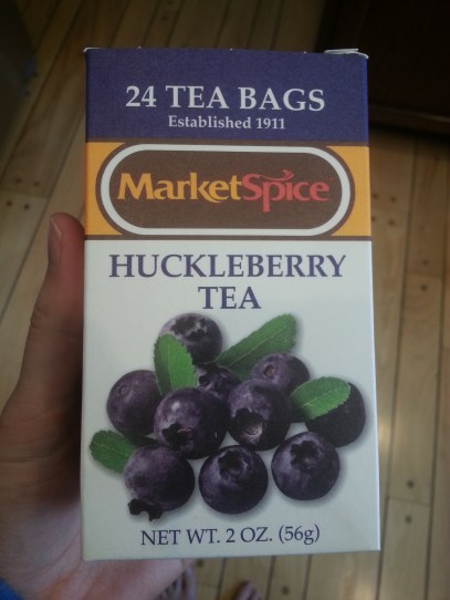 huckleberry tea