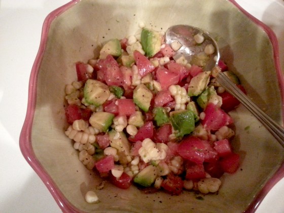 corn avocado tomato salad