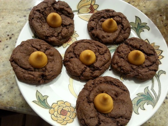 chocolate kiss cookies