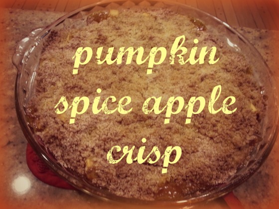 pumpkin spice apple crisp