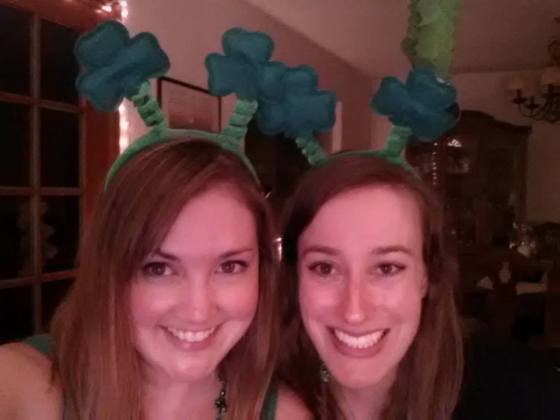 Photo from our St. Patty's date last year!