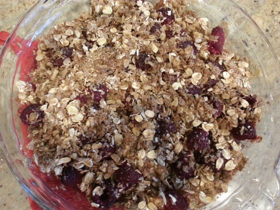 raspberry crumble