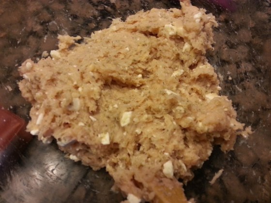 greek burgers uncooked