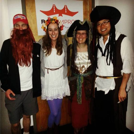 improv halloween comedy show