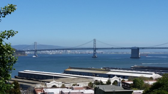 view from coit hike