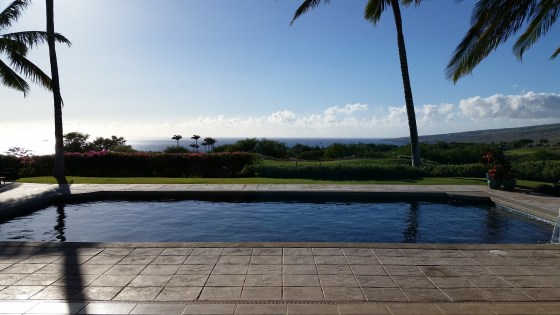 Hawaii pool view